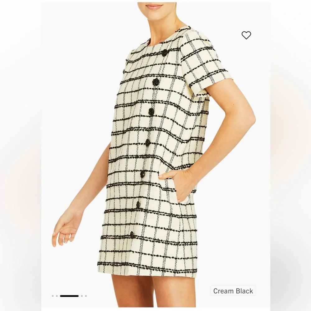 NWT Mestiza New York

Isolde Cotton-Blend Tweed Short Sleeve Minidress - Picture 5 of 8